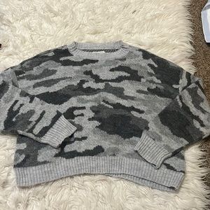 Dark camo sweater